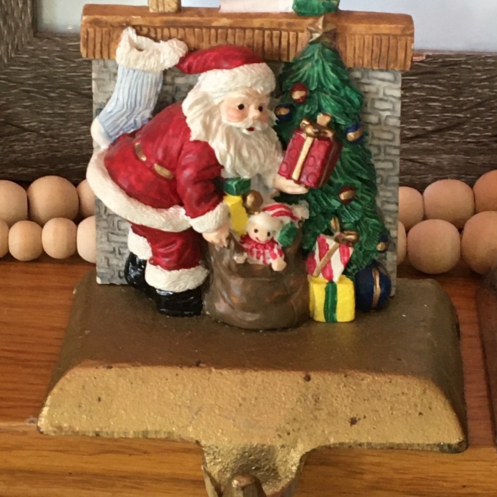 Santa Claus Holiday Stocking Holder